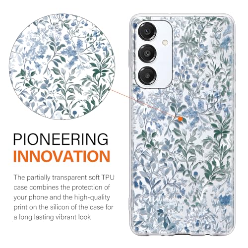 Case for Samsung Galaxy A16 5G Clear, 2 Pack - color: Flower Sage, size: Samsung Galaxy A16 5G