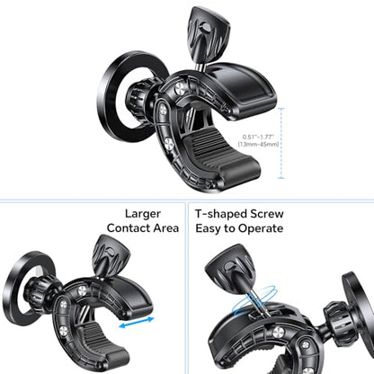 Coolpow for Magsafe Stroller Phone Holder for Peloton Bike Treadmill