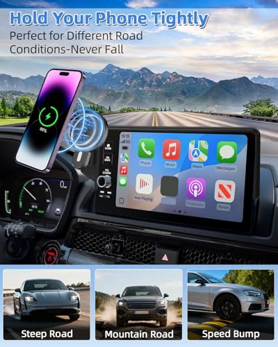 PZK Car Phone Holder for Toyota Avalon/Hybrid 2019-2022 9-Inch Screen - color: Magsafe+ Wireless Charger, size: Avalon/ Avalon Hybrid 2019-2022