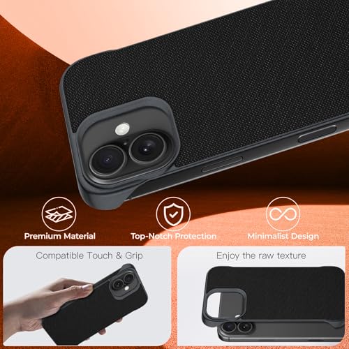 Phone Case Crafted for iPhone 17 Pro,Black - color: Black, size: iPhone 17