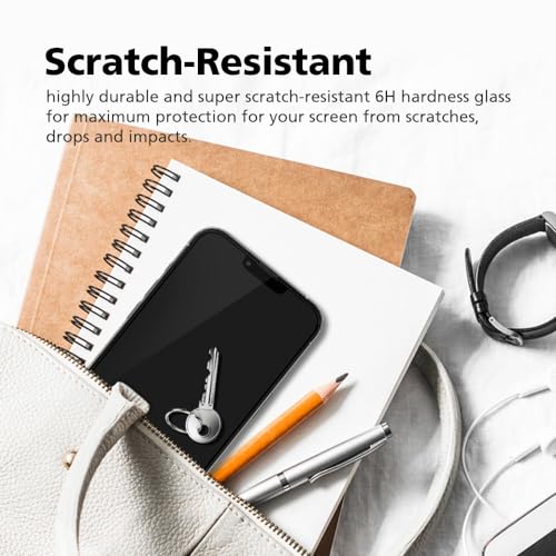 [2 Pack For iPhone 15 Plus, 2 Pack 6H Privacy Screen Protector, Anti-Spy PET Film,Scratch-Resistant,6H Hardness, Case Friendly, Bubble Free Easy Installation with Alignment Applicator - size: iPhone 15 Plus