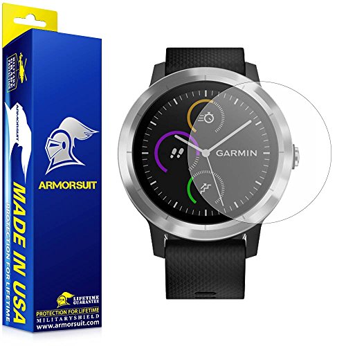 ArmorSuit 6 Pack for Garmin Vivoactive 3 Anti-Glare Screen Protector Anti Bubble MilitaryShield Matte Film - Made in USA - size: Vivoactive 3 Matte (30mm)