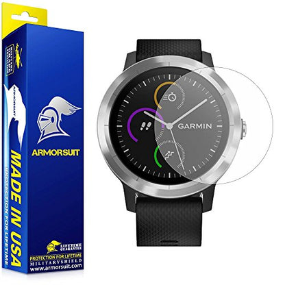 ArmorSuit 6 Pack for Garmin Vivoactive 3 Anti-Glare Screen Protector Anti Bubble MilitaryShield Matte Film - Made in USA - size: Vivoactive 3 Matte (30mm)