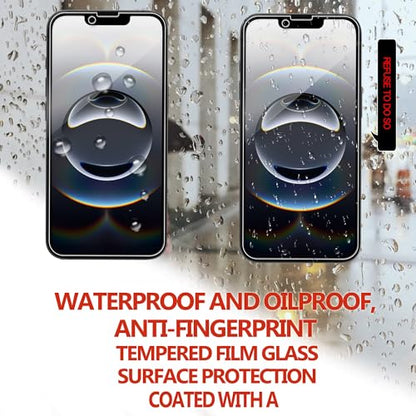 2+2 Pack Alignment Frame Designed Tempered Glass Film For iPhone 17e / 16e Screen Protector 2-Pack with Camera Lens Protector 2-Pack