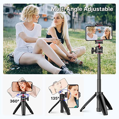ULANZI MT-08 Mini Extension Pole Tripod for Phone Camera - color: Black