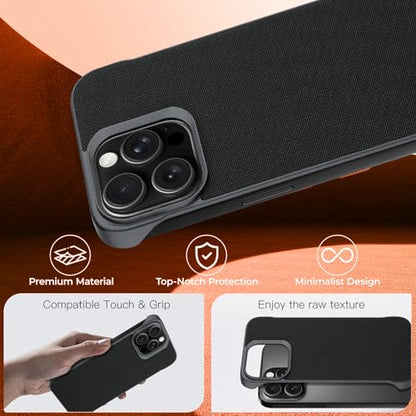 Phone Case Crafted for iPhone 15 Pro,Black - color: Black, size: iPhone 15 Pro