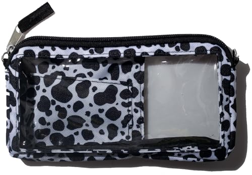 DQL Lightweight Women's Crossbody Phone Pouch with Touchscreen-Friendly Design, Interior Card Slot, Adjustable Strap, Small Crossbody Phone case Holder – Compact & Stylish Phone Wallet (Cow) - color: Cow