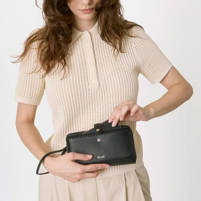 The Sak Iris Smartphone Crossbody Purse - Small Women's Cellphone Bag & Wallet For Everyday- Convertible Wristlet With Zipper | Fits Most Smartphones, Card Slots & Zip Pocket, Detachable Wristlet & Crossbody Straps, Hands-Free for Travel & Errands - color