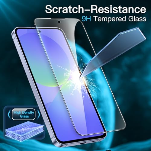 JETech Screen Protector for Samsung Galaxy A37/A36, 3-Pack - size: Galaxy A37/A36