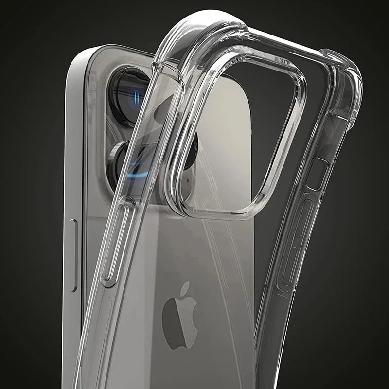 LUVVITT Clarity Clear Case for iPhone 16 Pro Max (2024) - Slim, Lightweight, Anti-Yellowing, Shock-Absorbing TPU with Raised Camera & Screen Protection - 6.9 Inch