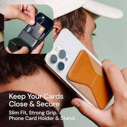 Elite Tech Gear Secure Phone Card Holder with Adjustable Stand