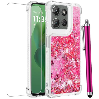 for Moto G 2025/2026 Case, Moto G Play 2026 Phone Case, Pink - color: Hot Pink