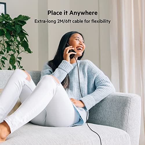 Belkin 7.5W Magnetic Portable Wireless Charger Pad, Magsafe Compatible, iPhone 14, 13, 12, 11, XS Max, X, 8, 7, 6s, 6, Plus - 6.6ft/2M Long Cable - style: Power Supply Not Included