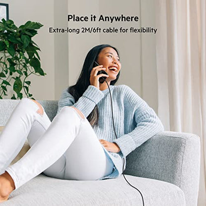 Belkin 7.5W Magnetic Portable Wireless Charger Pad, Magsafe Compatible, iPhone 14, 13, 12, 11, XS Max, X, 8, 7, 6s, 6, Plus - 6.6ft/2M Long Cable - style: Power Supply Not Included
