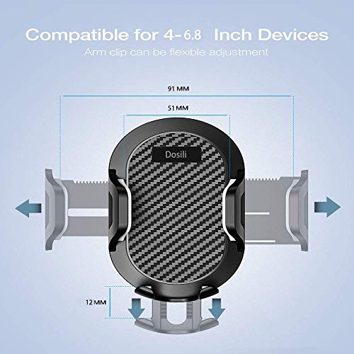 Cell Phone Vehicle Mount,Dashboard Beanbag Friction Mount,2 in 1 Dashboard Mount and Car Air Vent Holder,for iPhone Android and Other Smartphones