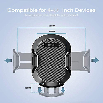 Cell Phone Vehicle Mount,Dashboard Beanbag Friction Mount,2 in 1 Dashboard Mount and Car Air Vent Holder,for iPhone Android and Other Smartphones