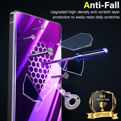 2 Pack Privacy Screen Protector for Moto G 5G 2025/2026/G Play 2026 - color: Purple