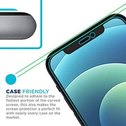 Tech Armor Screen Protector for iPhone 12 / iPhone 12 Pro, HD Film, 4-Pack - size: iPhone 12 / iPhone 12 Pro-6.1 Inch