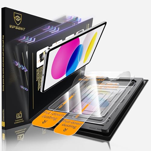 2-Pack Glass Screen Protector for iPad 10.2-in.(9th 8th 7th Gen) Military Shatterproof, 9H+ Hardness, Auto-Alignment Frame, Anti-Fingerprint, HD Clear, Scratch Resistant - size: iPad 10.2-in.(9th/8th/7th Gen)