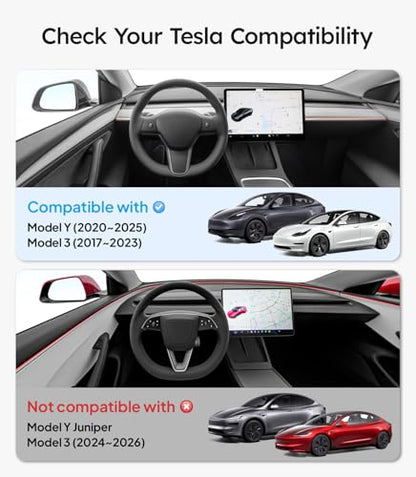 Wigoo for Tesla Model Y &Model 3 Screen Protector, 15", Matte - size: Model Y(2020~2025) Model 3(2017~2023)