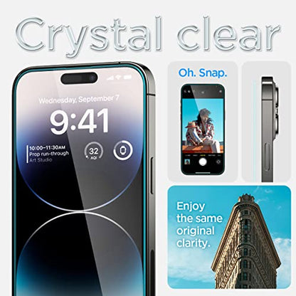 Spigen GlasTR EZ FIT Screen Protector for iPhone 14 Pro - size: iPhone 14 Pro