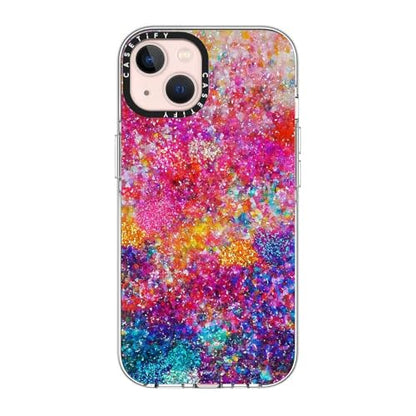CASETiFY for iPhone 13 Case - Impact Clear Compatible with MagSafe | Not Yellowing | 6.6 ft. 3x Military Grade Drop Protection | And We Danced Our Way Home by Ingrid Ching | Clear - color: And We Danced Our Way Home, size: Iphone 13 (6.1")