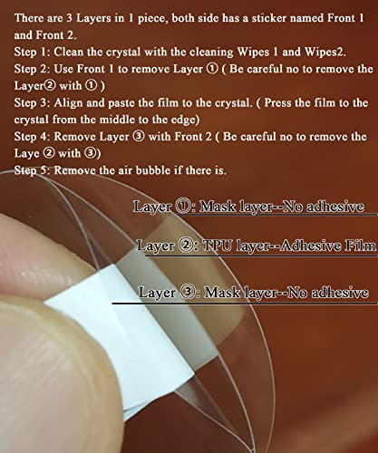 Screen Protector for Omega x Swatch Speedmaster Moonswatch, Hydrogel TPU Soft Film for Acrylic Crystal (10)