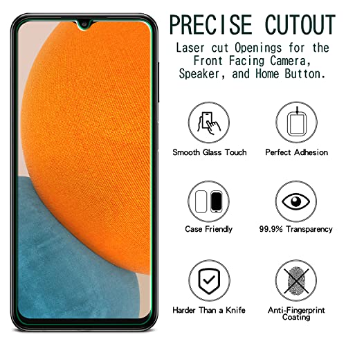 KAREEN [2-Pack For Samsung Galaxy A23 5G Tempered Glass Screen Protector - size: Samsung A23