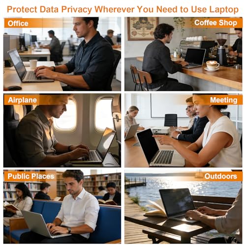 Laptop Privacy Screen 14 Inch 16:9 Display - size: For 14.6 inch laptops(16:9)