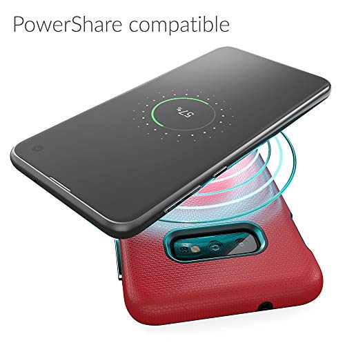 Crave Dual Guard Compatible with Samsung Galaxy S10e Case, Shockproof Protection Dual Layer Case for Samsung Galaxy S10e - Red - color: Red