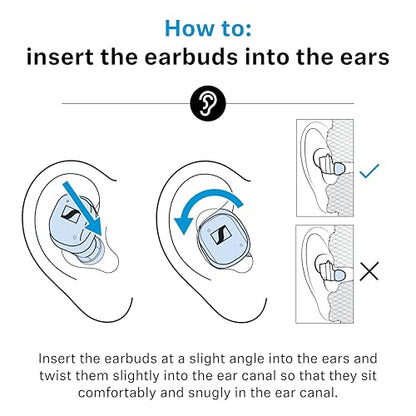 Sennheiser Momentum True Wireless 4 Smart Earbuds with Bluetooth 5.4, Crystal-Clear Sound, Comfortable Design, 30-Hour Battery Life, Adaptive ANC, LE Audio and Auracast - Black Copper - color: Black