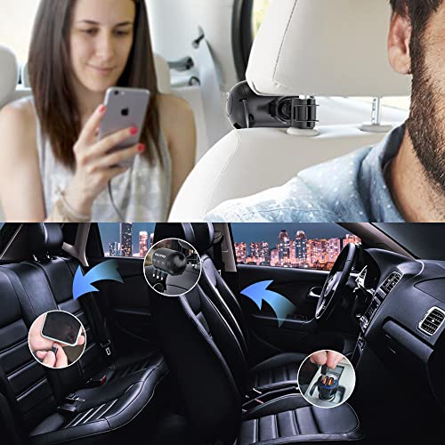 OHLPRO Multi Car Retractable Backseat 3 in 1 Car Charging Station, 2 Pack - size: 2 Pack | 3-IN-1 Charging Station