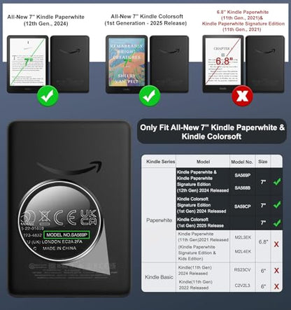 MoKo 2 Pack Temper Glass+1 Pack Anti-Glare Screen Protector for 7" E-Reader - size: 2+1 Pack
