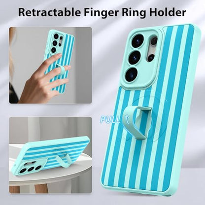 KANGHAR Compatible with Samsung Galaxy S26 Ultra Case Stripes -Blue - color: Blue-Stripes, size: Samsung Galaxy S26 Ultra