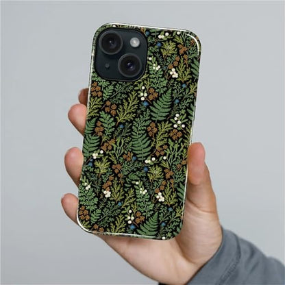 Case for iPhone 15 Plus, Shockproof Hybrid Protective Phone Case, Dual-Layer Drop Protection Anti-Scratch, Fern Leaf - color: Fern Leaf, size: iPhone 15 Plus