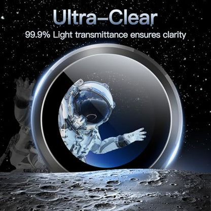 JETech Camera Lens Protector for Samsung Galaxy S24 Ultra, Black, 1 Set