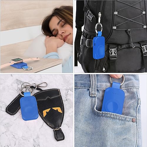 Portable Charger for Apple Watch,Travel Keychain iWatch Wireless Power Bank - color: Blue