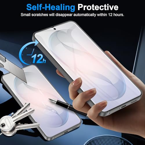 LYWHL 5 Pack for Samsung Galaxy S26 Plus Screen Protector [Like Original Fingerprint Unlock], Real Invisible Self-Healing Protective S26+ Film [Not Glass], HD Clear, Case Friendly, Scratch-Resistant - size: 6.7 inch - Samsung Galaxy S26 Plus