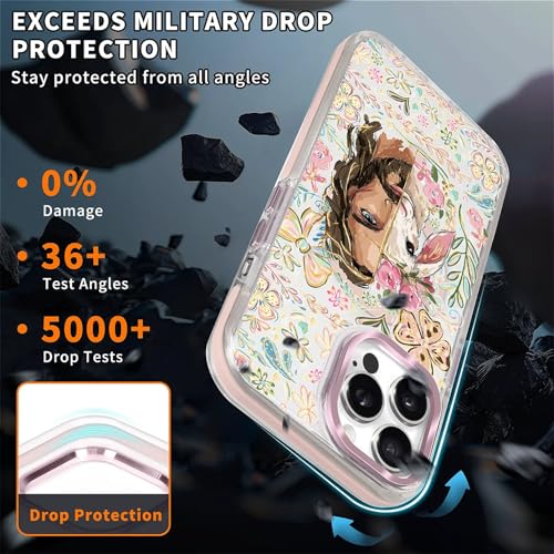 VisEnt Clear Case for iPhone 14 Pro Max, Magnetic Phone Case, Transparent Slim Cover, Military Grade Protection, Shockproof, Anti-Yellowing, Scratch Resistant, Christian Jesus Lamb - color: Christian Jesus Lamb, size: Iphone 14 Pro Max