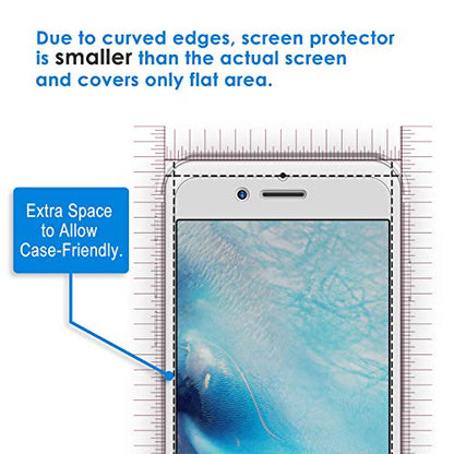 JETech Screen Protector for iPhone 6s Plus/6 Plus, 2-Pack | HD Clear, Tempered Glass Film, Anti-Scratch Glass - size: iPhone 6S Plus/6 Plus
