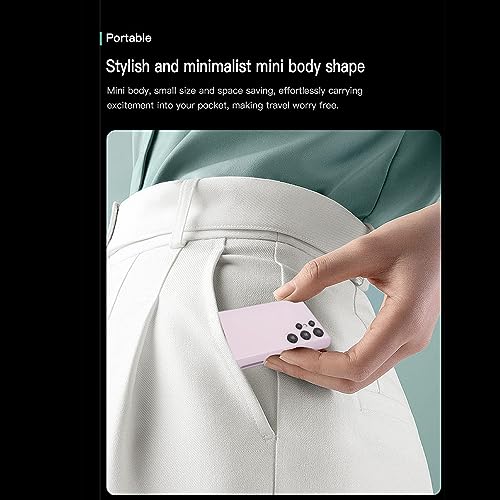 Yoidesu S23 Pro Smartphone, 3in 3D Glass Super Small Cell Phone, Dual SIM 2GB 16GB ROM for Android 8.1 Ultra Thin Mobile Phone, 1000mAh The World's Smallest Backup - color: Violet