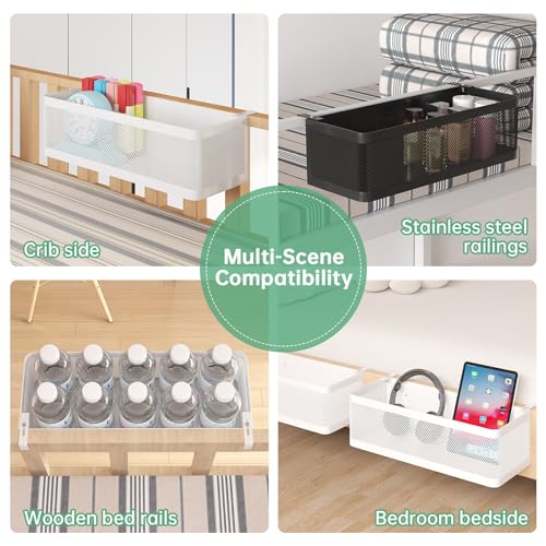 Bedside Caddy Shelf for Bunk Bed, Black, L13.78in*W5.12in*H3.94in - color: Black, size: L13.78in*W5.12in*H3.94in