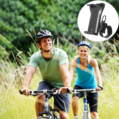 SHINEOFI Bike Phone Mount Stroller Phone Mount Tablet Holder for Treadmill Adjustable Handlebar Clamp for Smartphones and Tablets Rotatable Clip for Scooter Elliptical Shopping Cart