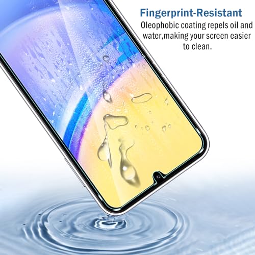 2 Pack Compatible with Samsung Galaxy A15 5G/4G Screen Protector,Full Coverage 9H Tempered Glass Film,HD Clear Scratch Resistant,Bubble-Free for Galaxy A15(6.5 Inch) Screen Protector - color: Samsung Galaxy A15 5G
