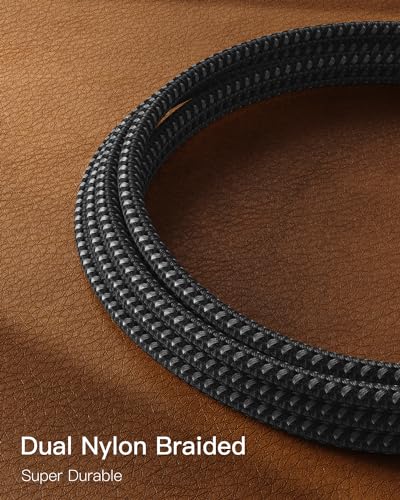 CONMDEX Android Auto USB Cable [3ft, 2-Pack] 10Gbps, 3A Fast Charging - color: Grey, size: 3ft+3ft, style: 2Pack