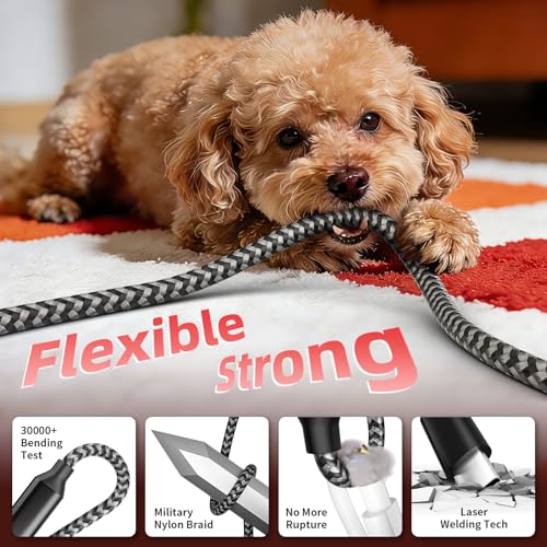 MPATIBY Multi Charging Cable 3 in 2, 1Pack 5FT USB C/A Multi Charger Cable - color: Grey+Black, size: 1Pack5FT