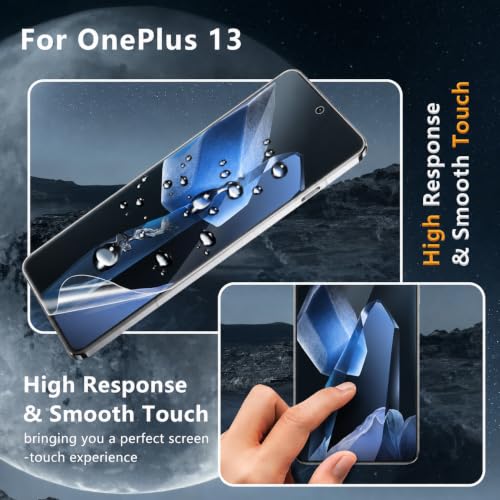 3 Pack for OnePlus 13 Screen Protector [Not Glass] - size: 6.81-inch