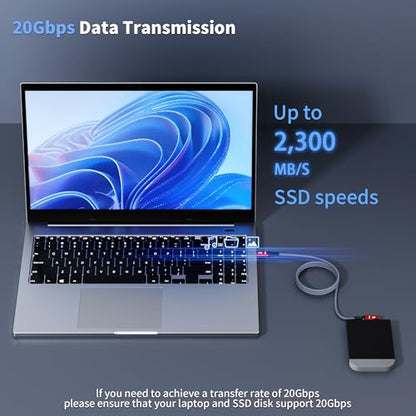 USB C Camera Tethering Cable for Right Angle Thunderbolt 5 Cable 15FT, Support 20Gbps, 240W PD, 4K@60Hz for Thunderbolt 4, iPhone 17, USB4, Canon, Sony, Nikon, Fuji, Mac mini M4 - size: Right Angle 15FT