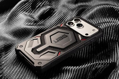 URBAN ARMOR GEAR UAG Designed for iPhone 17 Pro Case Monarch Pro - Compatible with MagSafe Military Grade Protective Cover, Kevlar Black - color: Monarch Pro - Kevlar Black