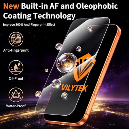 Flexible Screen Protector for iPhone 17/17 Pro, Easy to Install, Ultra-Thin & Invisible, 9H+ Hardness Explosion-Proof, Oleophobic Coating
